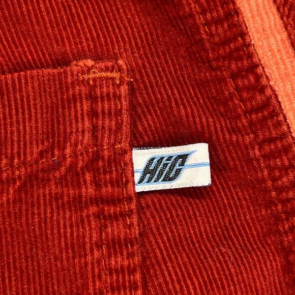 HIC Hawaiian Island Creations Vtg Corduroy Shorts Size 26" Stripe 90s Cotton HTF - Picture 5 of 16